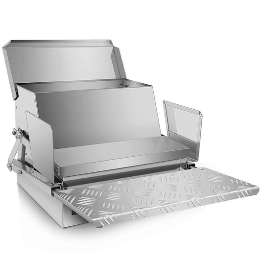 Solidmade® Galvanized Steel Poultry Feeding Trough | Heavy Duty Chicken Feeder | Rust-Resistant Feed Tray