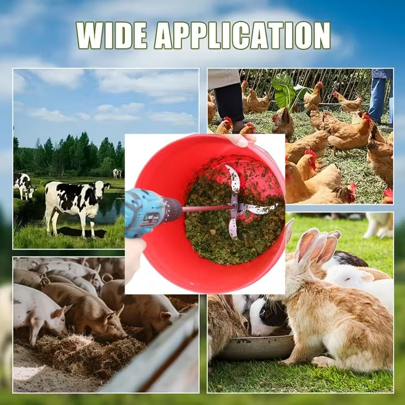 Heavy Duty Grass Shredder for Animal Feed & Home Farming