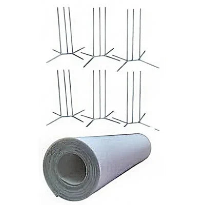 Solidmade 30ft Chick Guard for Poultry Chicks with 6 Stand