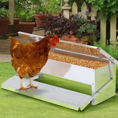 metal chicken feeder