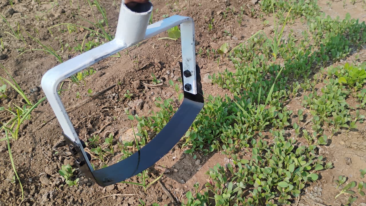 AgriGlide Pro Weeder — Push Once, Line Clean